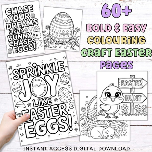 Easter Colouring & Craft Sheets