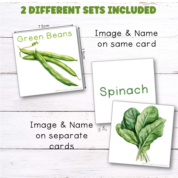 Vegetable Magnetic Tile Toppers