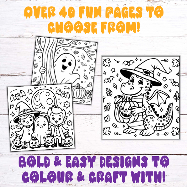Halloween Colouring & Craft Sheets