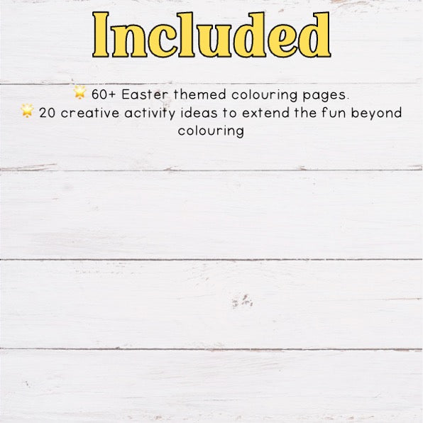 Easter Colouring & Craft Sheets