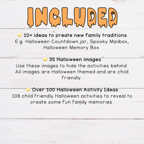 Mystery Halloween Advent Activity