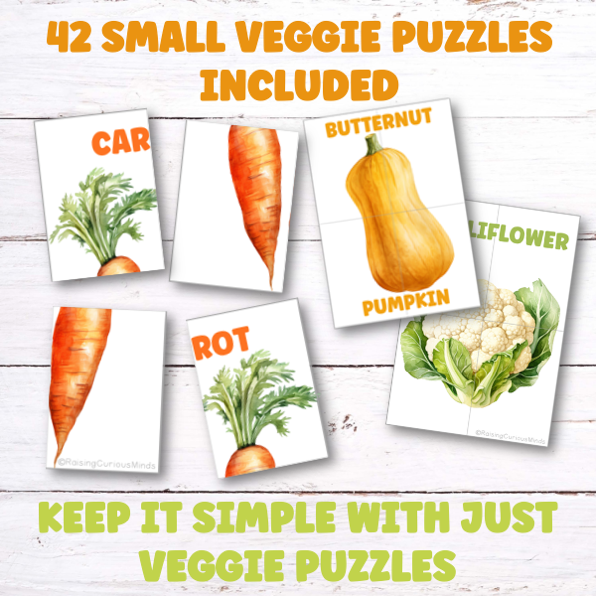 Vegetable Fact Puzzles