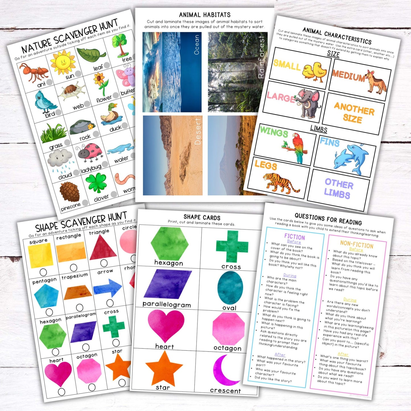 Play & Learn Activity Cards