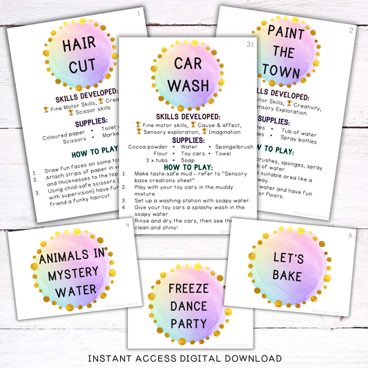 Play & Learn Activity Cards