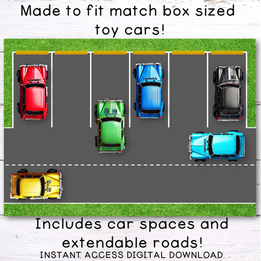 Car Park Spaces and Roads