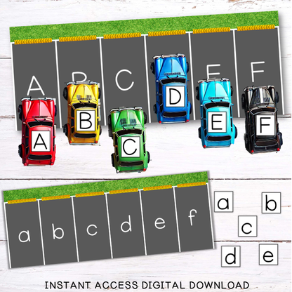 Alphabet Match Car Park