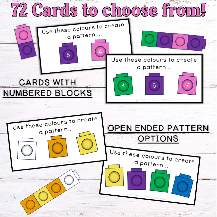 Create a Pattern Activity Cards – Raising Curious Minds