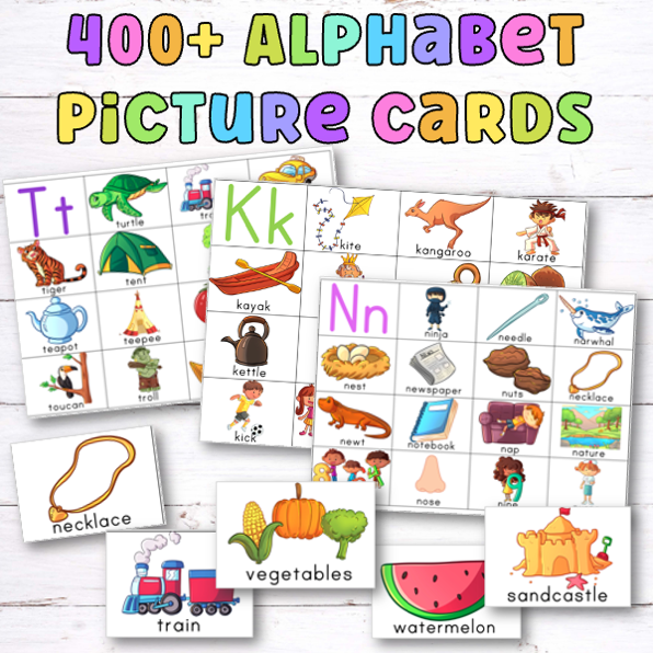 Alphabet Picture Activity Cards