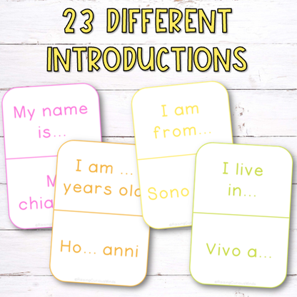 Italian Introductions Flashcards