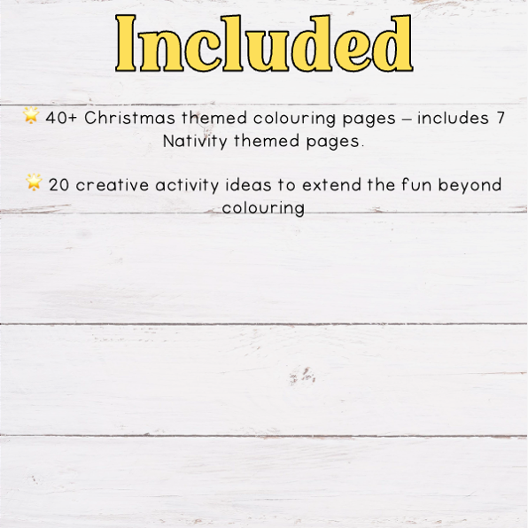 Christmas Colouring & Craft Sheets