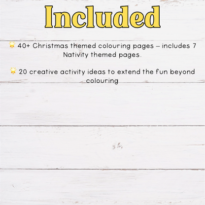 Christmas Colouring & Craft Sheets