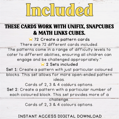 Create a Pattern Activity Cards