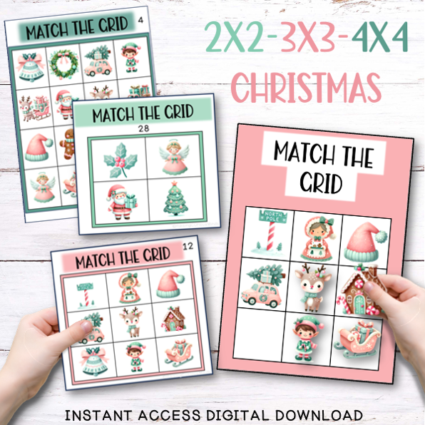 Christmas Match the Grid