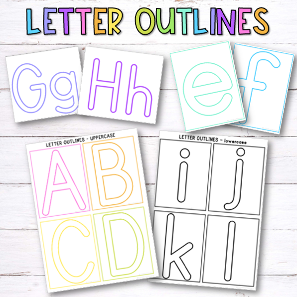 Alphabet Letter Activity Cards