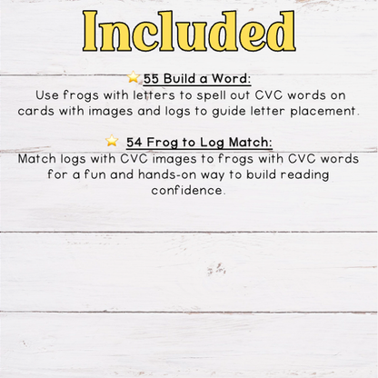 CVC Word Froggy Fun