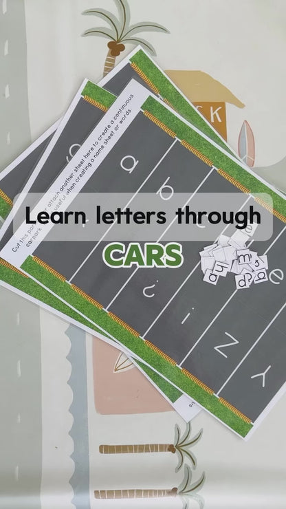 Alphabet Match Car Park